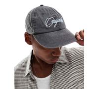 Jack & Jones - Cappellino nero slavato con logo One Size