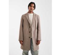 Jack & Jones - Cappotto beige in misto lana-Neutro XS