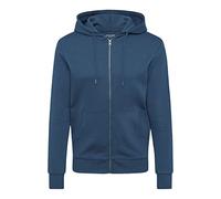 JACK & JONES Cappuccio con Cerniera in Sudore JJEBASIC per Uomo, Blu insegne/vestibilità Regolare, Grande
