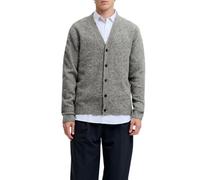 Jack&Jones cardigan uomo misto lana grigio melange
