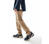 Jack & Jones - Chino ampi affusolati beige con pieghe sul davanti-Neutro W34 L32