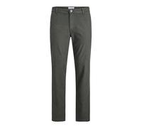 JACK & JONES Chino Pantaloni da uomo Regular Fit - Classici pantaloni da uomo con elastico, Mid Rise, chiusura lampo - Pantaloni chino da uomo in misto cotone ed elastan come Performance Pants, notte