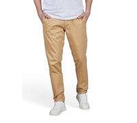 JACK & JONES Chino Pantaloni lunghi da uomo, elasticizzati, slim fit, James JJMITCH in tessuto, tinta unita, nero, beige, blu, 30 31 32 33 34 36 38, Crockery (12280929), 38W x 34L