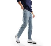 Jack & Jones - Chris - Jeans dritti rigidi blu chiaro vintage W32 L34