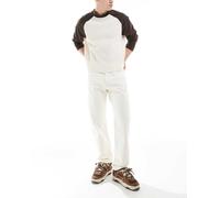 Jack & Jones - Chris - Jeans dritti rigidi écru-Bianco W36 L34