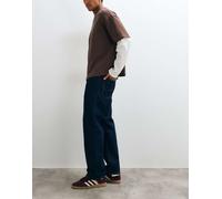 Jack & Jones Eddie jeans ampi in lavaggio indaco grezzo-Blu W34 L32
