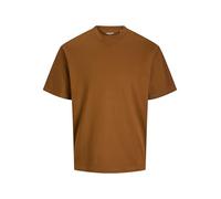 JACK & JONES Einfarbig Rundhals T-Shirt Male Tinta Unita Girocollo Maglietta, Monks Robe, XS Uomo