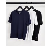 Jack & Jones Organic Basic 3 Pack Short Sleeve T-shirt Multicolor 2XL Uomo