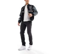 JACK & JONES Uomo Mike Original 389 Jeans Affusolati, Nero, 36W x 30L