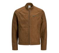 JACK & JONES Faux Suede Jacket Faux Suede Jacket Cognac s Cognac S