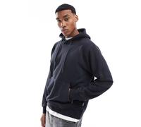 Jack & Jones - Felpa con cappuccio blu navy super oversize XL