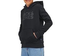 JACK & JONES Felpa con cappuccio con logo Essentials Corp per bambini