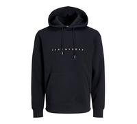 JACK & JONES Felpa con cappuccio da uomo Essentials Star