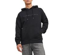 JACK & JONES Felpa con cappuccio da uomo Essentials Star