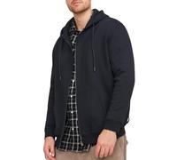 Felpa grande con cappuccio e zip Jack & Jones Jjebradley Noir 5XL