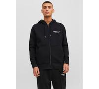 Jorvesterbro Sweat Zip Hood Noos by Jack & Jones L Nero