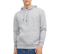 Jack & Jones Felpa con Cappuccio Uomo, Grigio Chiaro, XXL