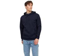 JACK & JONES Felpa con Cappuccio Uomo, Marino, L