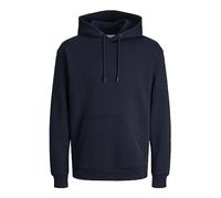 JACK & JONES Felpa con Cappuccio Uomo, Marino, XXL