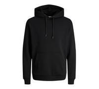 JACK & JONES Felpa con Cappuccio Uomo, Nero, XL