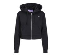 JJXX Jxabbie LS Reg Ogni Spazzola Zip Hood Noos Felpa, Nero, L Donna