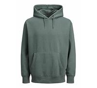Jack & Jones Felpa da Uomo Basic, con Cappuccio, con Cappuccio, Notte Foresta, XXL