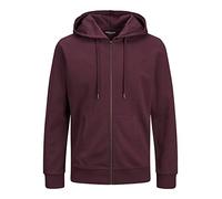 Jack & Jones - Felpa da uomo con cappuccio e cerniera, in stile Basic, Port Royale, XXXL