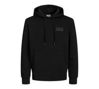 JACK & JONES Jjecorp Logo Sweat Hood Noos Felpe con cappuccio, Nero, L Uomo