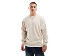 Jack & Jones - Felpa girocollo oversize beige-Neutro XS