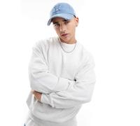 Jack & Jones - Felpa girocollo super oversize bianco mélange XL