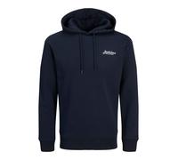 JACK & JONES Felpa 'JJBeau' marino / bianco Uomo JACK & JONES S marino / bianco