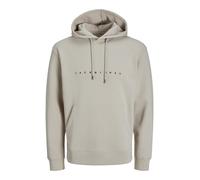JACK & JONES Jjestar Jj Sweat Hood Noos Felpa con cappuccio Uomo, Raggio Di Luna, XXL