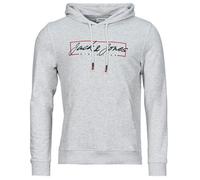 Jack & Jones Felpa JJZURI SWEAT HOOD in Bianco EU L