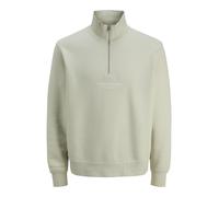 JACK & JONES Felpa 'JORVesterbro' verde pastello / bianco Uomo JACK & JONES XXL verde pastello / bianco