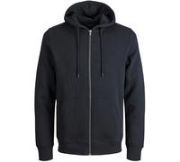Felpa grande con cappuccio e zip Jack & Jones Jjebradley Noir 3XL