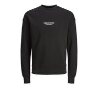 Jack & Jones Felpa Stampata da Uomo, Nero, S