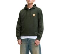 Jack&Jones felpa uomo con cappuccio verde XXL