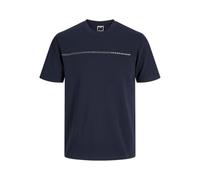 JACK & JONES Full Branding Tee SS Cre Pls Jcofusion-Maglietta a Maniche Corte, con Logo, Sky Captain, 5XL Uomo