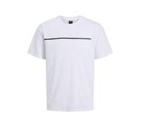 JACK & JONES Maglietta 'JCOFusion' nero / bianco Uomo JACK & JONES S