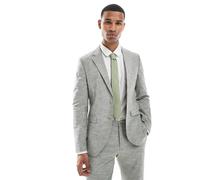 Jack & Jones - Giacca da abito in misto lino verde 46