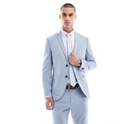 Jack & Jones - Giacca da abito slim fit azzurra-Blu 48