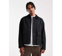 Jack & Jones - Giacca da lavoro con colletto a coste nero L