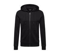 Jack & Jones Basic - Felpa Con Cappuccio E Cerniera Nero - Taglia XL Uomo Felpe