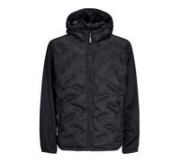 JACK & JONES Giacca di mezza stagione 'JCOHeat' nero / bianco Uomo JACK & JONES M nero / bianco
