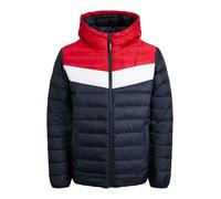JACK & JONES Giacca di mezza stagione 'JJWEST' blu notte / rosso sangue / bianco Uomo JACK & JONES XXL blu notte / rosso sangue / bianco