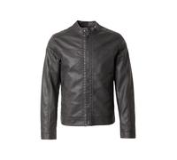 Jack & Jones Giacca in pelle Warner Uomo Nero
