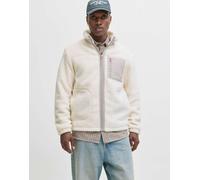 Jack & Jones - Giacca effetto teddy color atmosfera-Neutro L