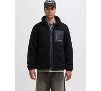 Jack & Jones - Giacca effetto teddy nera-Nero S