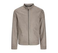 Jack & Jones Dylan Clean Leather Jacket Grigio 2XL Uomo