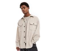 Jack & Jones - Giacca in twill spazzolato pesante beige-Neutro S